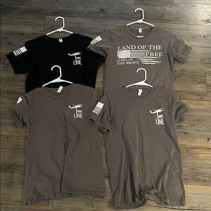Men's Short Sleeve T-Shirt - Black and Gray